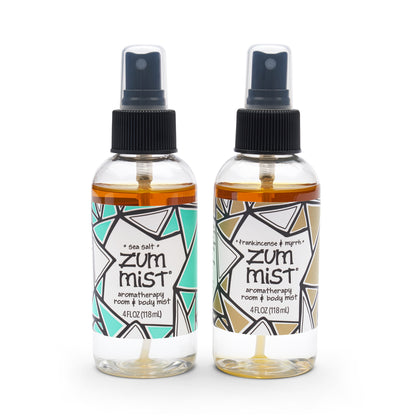 Indigo Wild Zum Mist Frankincense & Myrrh and Sea Salt Mist Body Spray 4 fl. oz. each, 2 Pack