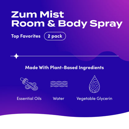 Indigo Wild Zum Mist Frankincense & Myrrh and Sea Salt Mist Body Spray 4 fl. oz. each, 2 Pack