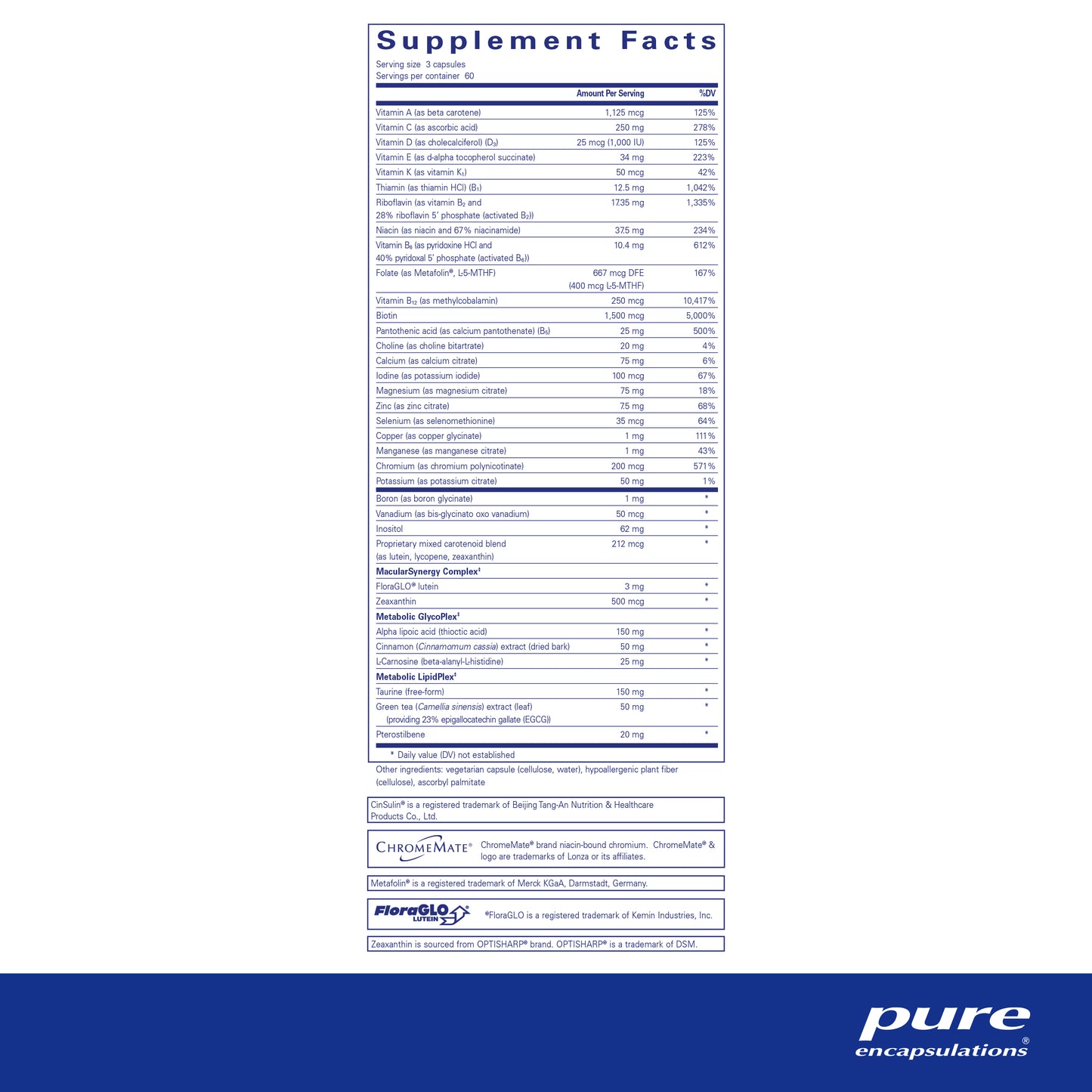 Pure Encapsulations PureLean Nutrients | Multivitamin/Mineral Supplement to Support Healthy Weight Management** | 180 counts*