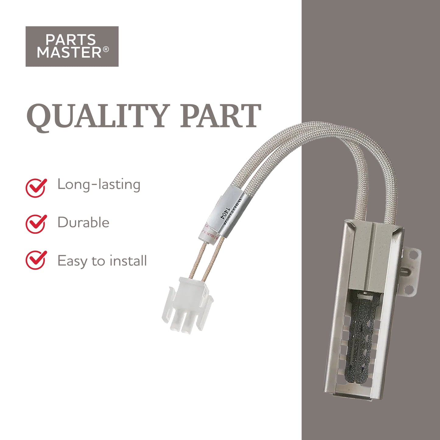 Parts Master Replacement for GE Oven Igniter WB13T10045, AP3202322, PS952863 - Oven Igniter Replacement - GE Oven Repair Parts