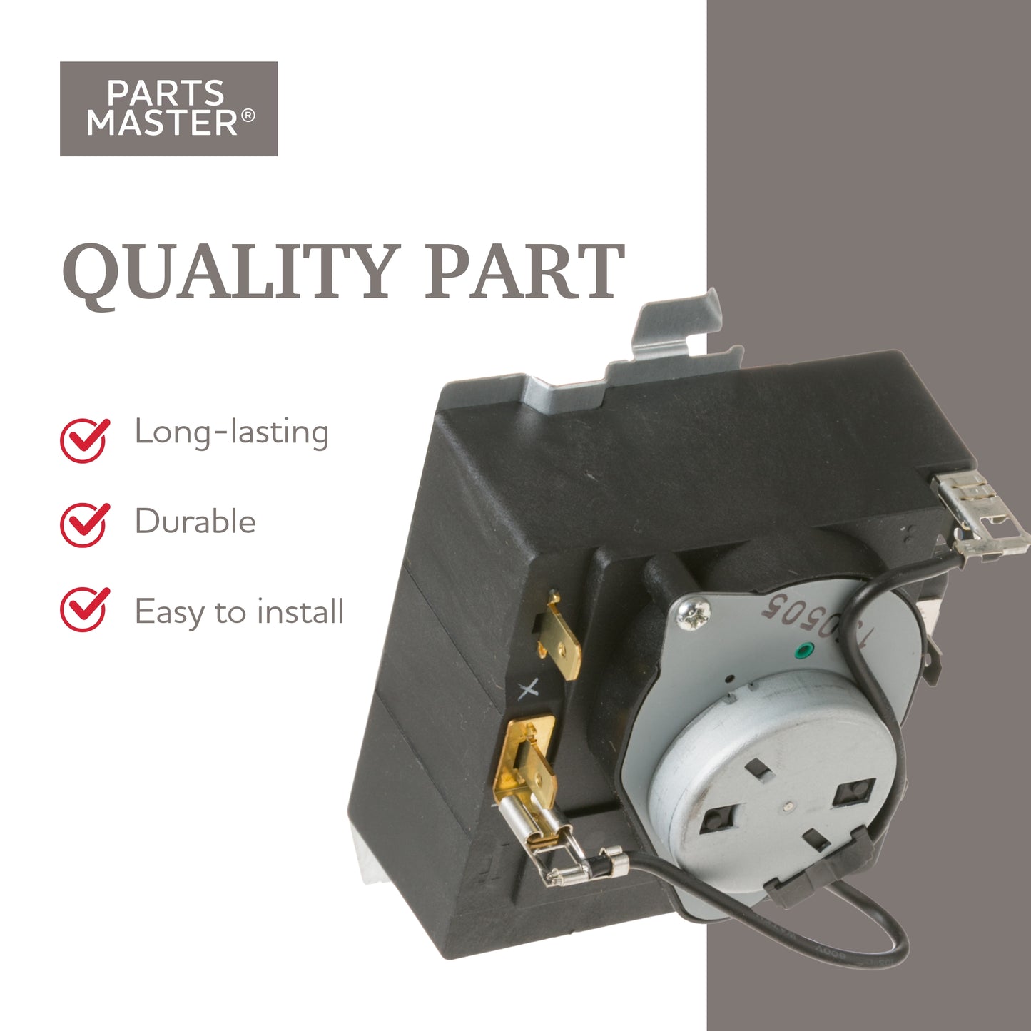Parts Master Replacement for GE/Hotpoint Dryer Timer - WE4M532, PS8746223, AP5788219, 3029573 - Part for Clothes Dryer Machine - Clothes Dryer Replacement Parts