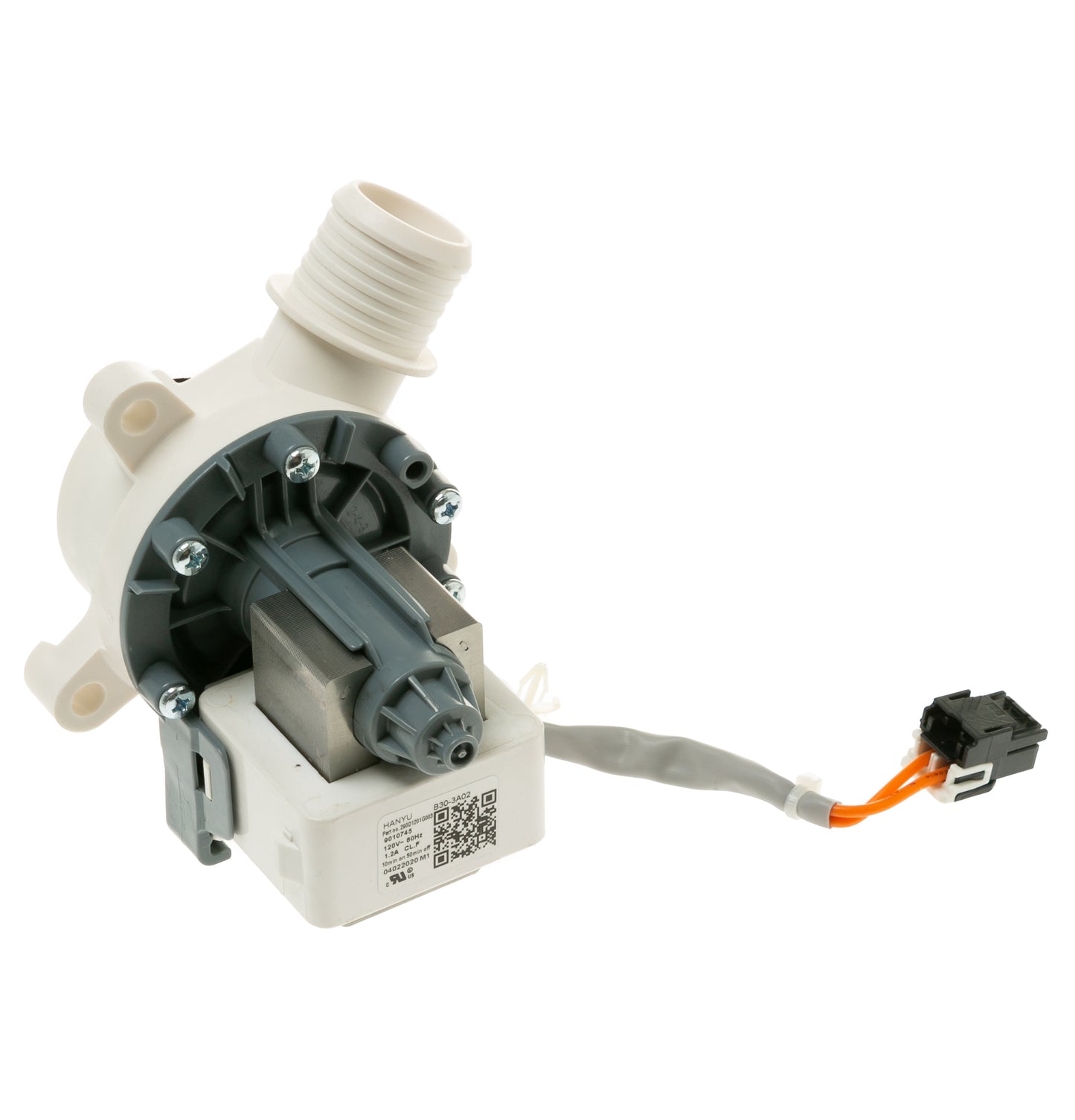 Parts Master Replacement for GE/Hotpoint Washing Machine Drain Pump WH23X28418 PS12723115 AP6889136