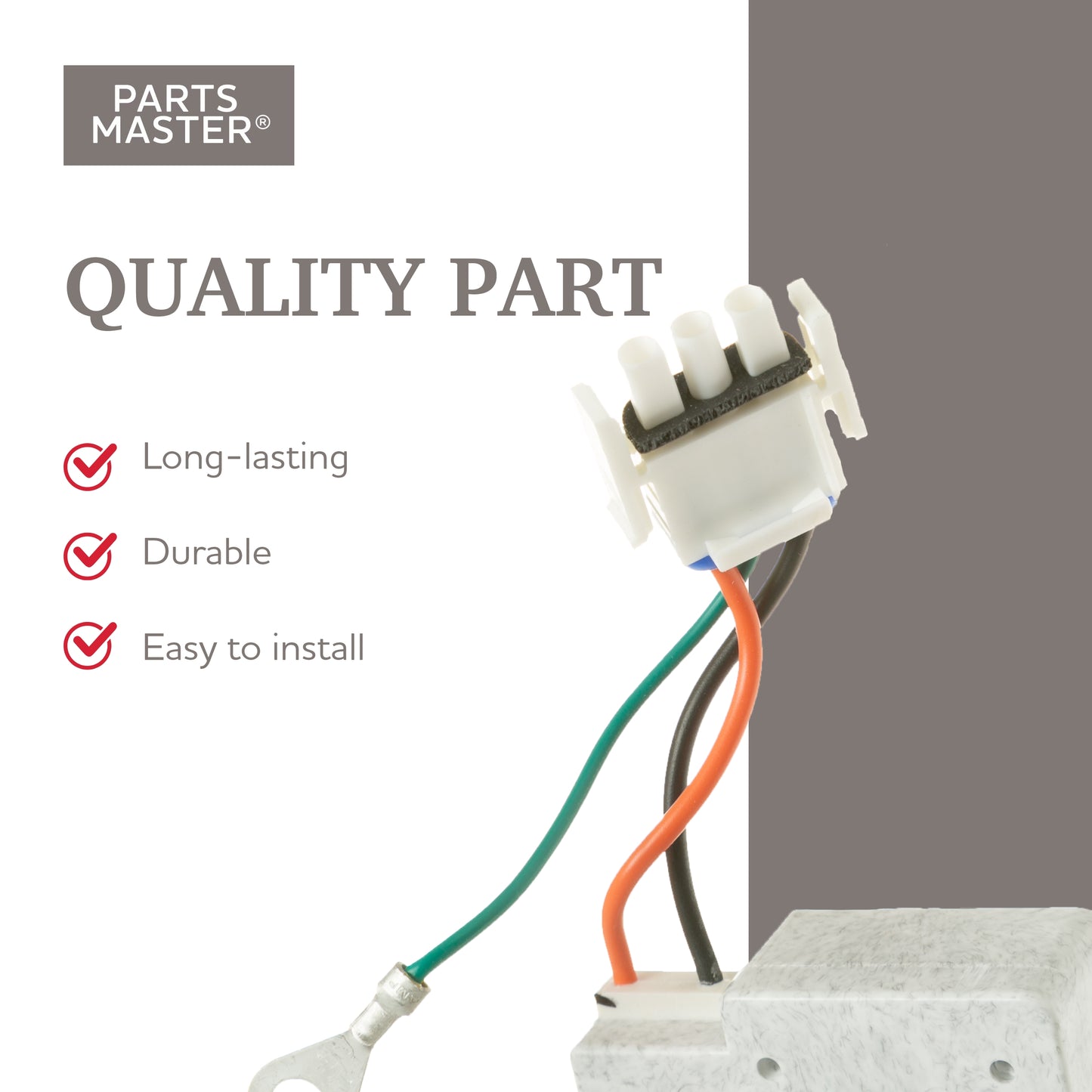 Parts Master Replacement for GE Refrigerator Evaporator Fan Motor - WR60X31522, PS12741350, AP6977246, 4959523, SM10141 - GE Refrigerator Parts - Fridge Fan Motor Replacement