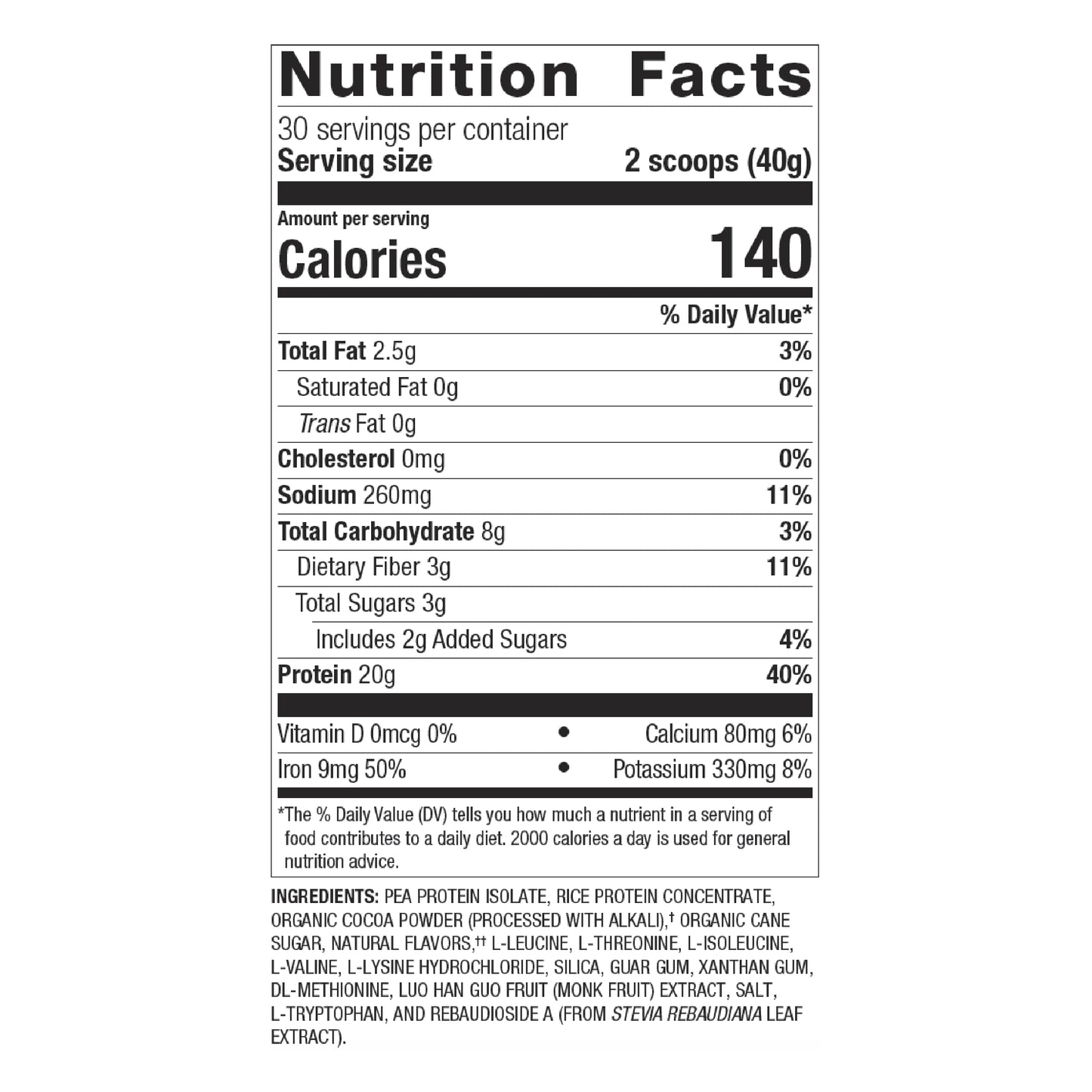 Metagenics Perfect Protein Pea & Rice - Featuring OptiProtein, a Balanced Combination of Proprietary Pea and Rice Protein with Added BCAAs, Chocolate Flavor | 30 Servings