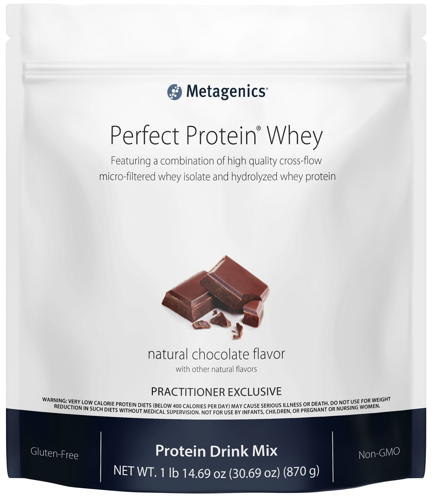 Metagenics Perfect Protein Whey ‚Äì Cross-Flow Micro-Filtered Whey Isolate & Hydrolyzed Whey Protein | 30 Servings (Chocolate, 30 Servings)