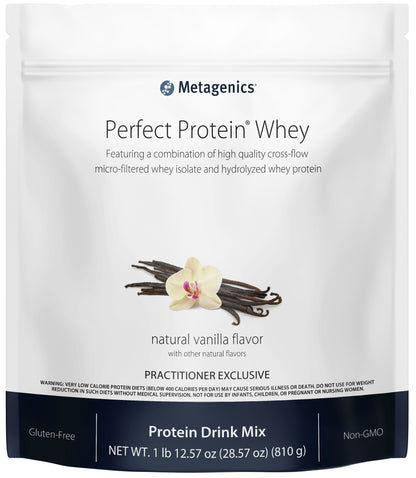 Metagenics Perfect Protein Whey ‚Äì Cross-Flow Micro-Filtered Whey Isolate & Hydrolyzed Whey Protein | 30 Servings (Vanilla, 30 Servings)