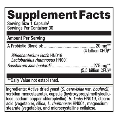 Metagenics UltraFlora Acute Care Daily Probiotic Supplement to Help Relieve Acute Bowel Distress - 30 Capsules