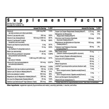 Seeking Health Optimal Prenatal Methyl-Free, Non-Methylated Folate and B12, Pregnancy Support, B6 and Ginger for Digestive Comfort, Supports Healthy Fetal Development, Vegetarian (180 Capsules)