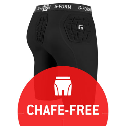G-Form Men's Team Baselayer Short Liner - Men's Athletic Compression Shorts - Black, Adult Large