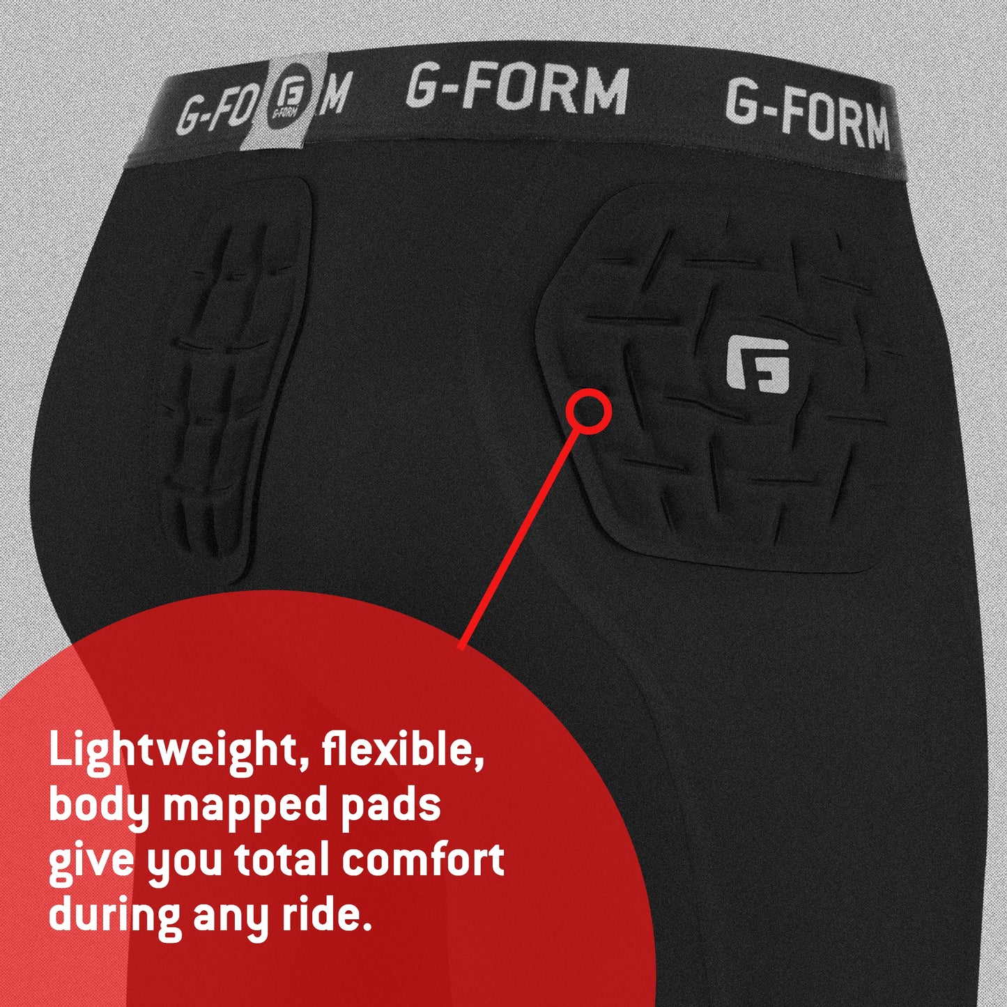 G-Form Men's Team Baselayer Short Liner - Men's Athletic Compression Shorts - Black, Adult Large