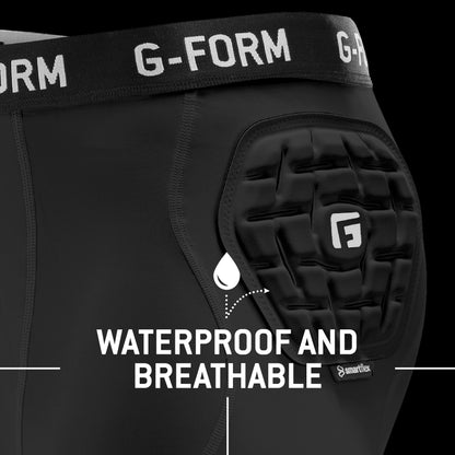 G-Form Men's Team Baselayer Short Liner - Men's Athletic Compression Shorts - Black, Adult Large