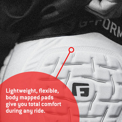 G-Form Men's Team Baselayer Short Liner - Men's Athletic Compression Shorts - White, Adult Small