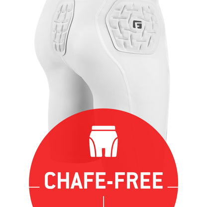 G-Form Men's Team Baselayer Short Liner - Men's Athletic Compression Shorts - White, Adult Medium