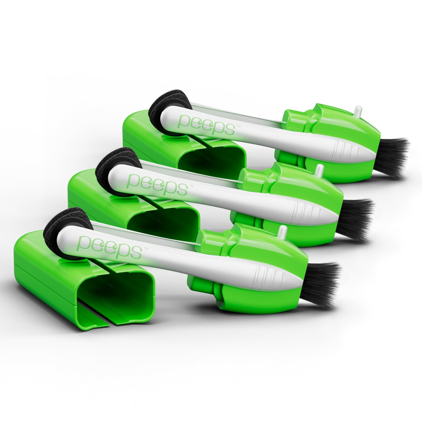 Peeps Lens Cleaners, Green Injected (3 Pack)