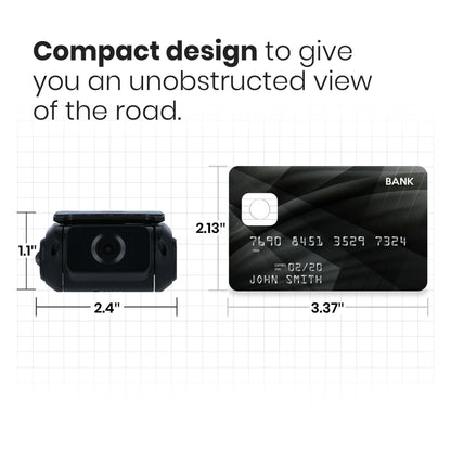 SYLVANIA - Roadsight Rear Dash Camera - 140 Degree Wide Angle, HD 1080p, Adhesive Mount, Works with Roadsight Pro and Stealth, Rear Camera, Interior Camera, Taxi, Truck