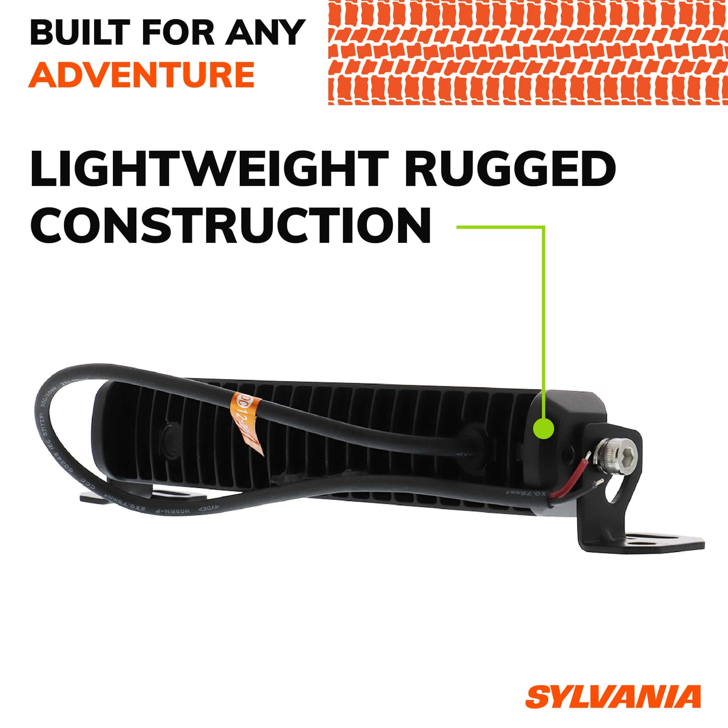 SYLVANIA Rugged 10 Inch Flood LED Light Bar | Lifetime Limited Warranty | Flood Light 3600 Raw Lumens, Quality Off Road Driving Work Light, Truck, Tractor, Boat, ATV, UTV, SUV, 4x4 (1 PC)