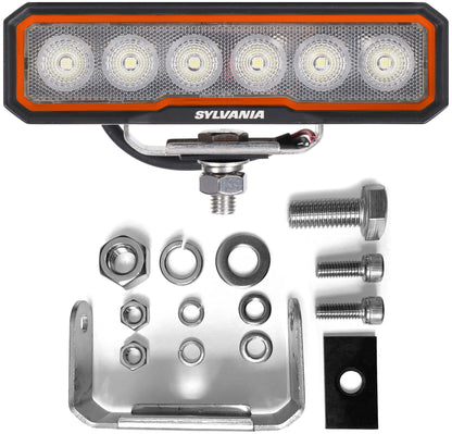 SYLVANIA Rugged 6 Inch Flood LED Light Bar | Lifetime Limited Warranty | Flood Light 1700 Raw Lumens, Quality Off Road Driving Work Light, Truck, Boat, Tractor, ATV, UTV, SUV, 4x4 (1 PC)