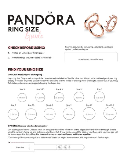 PANDORA Jewelry Band of Stones Cubic Zirconia Ring in Sterling Silver, Size 8.5, With Gift Box
