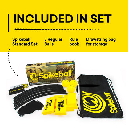 Spikeball Standard 3 Ball Kit - Game for The Backyard, Beach, Park, Indoors