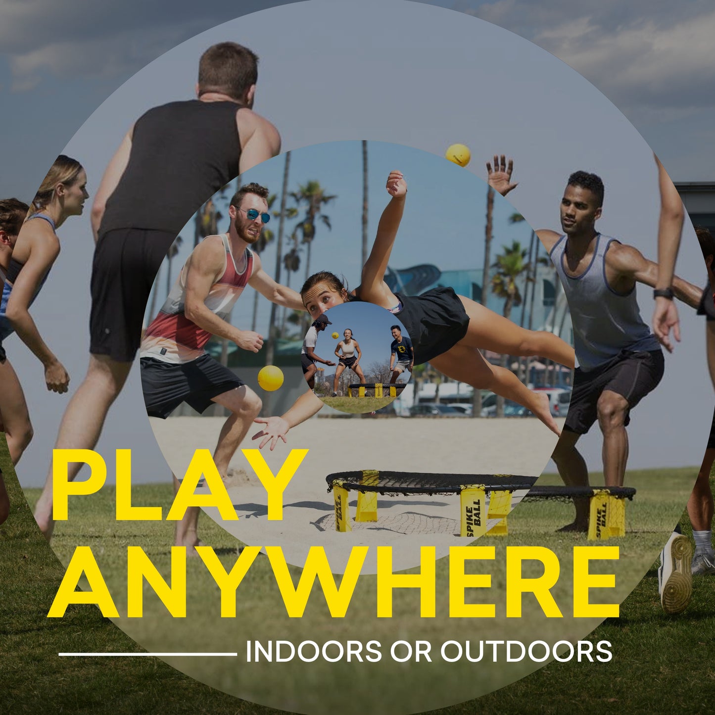 Spikeball Pro Kit (Tournament Edition) - Includes Upgraded Stronger Playing Net, New Balls Designed to Add Spin, Portable Ball Pump Gauge, Backpack - As Seen on Shark Tank TV