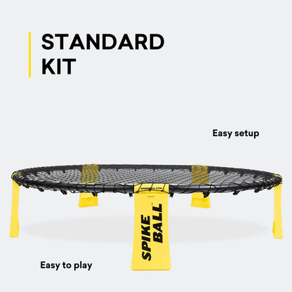 Spikeball Game Set - Played Outdoors, Indoors, Lawn, Yard, Beach, Tailgate, Park - Includes 1 Ball, Drawstring Bag, and Rule Book - Game for Boys, Girls, Teens, Adults, Family