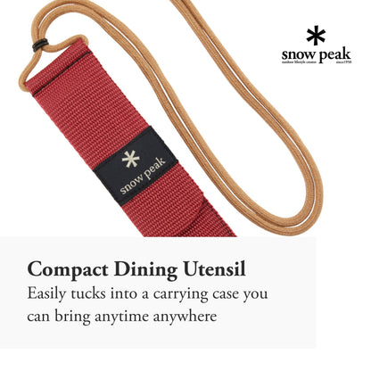 Snow Peak Wabuki Chopsticks - Collapsible Bamboo & Stainless Steel Chopsticks - 1.8 Oz - Large