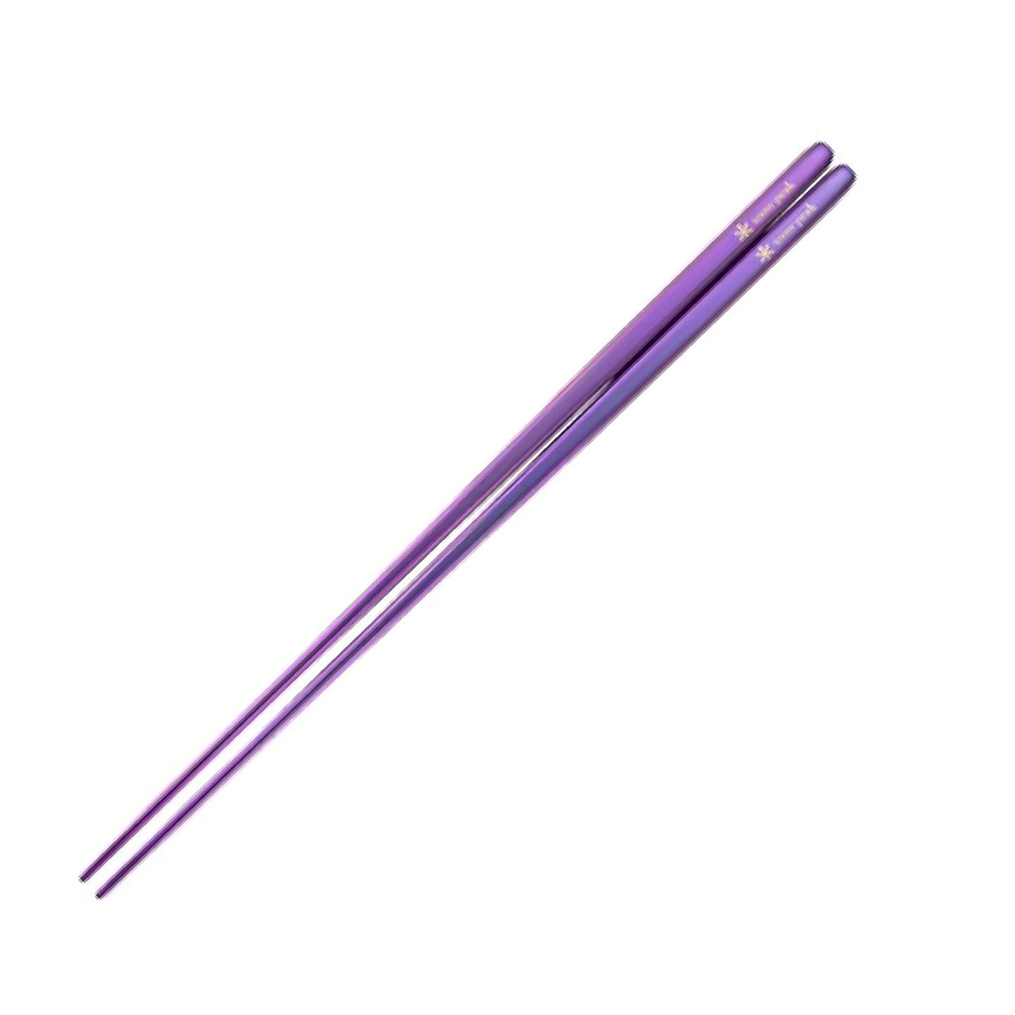 Snow Peak Anodized Titanium Chopsticks - Sleek and Durable Utensils - 7.9 x 0.2 in