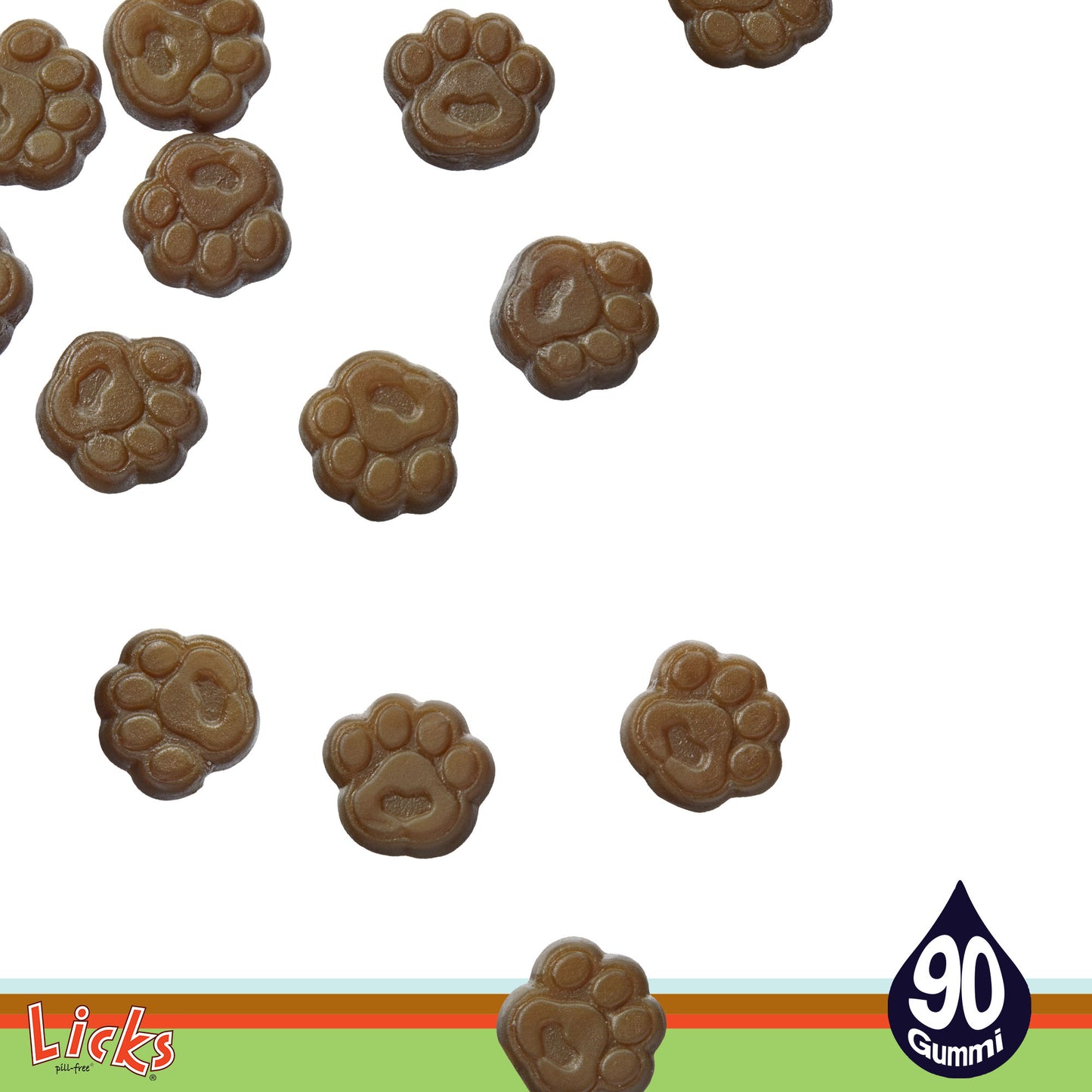 Licks - Calming Treats for Dogs - Dog Anxiety Relief - Dog Calming Aid - Gummies - 90 Use
