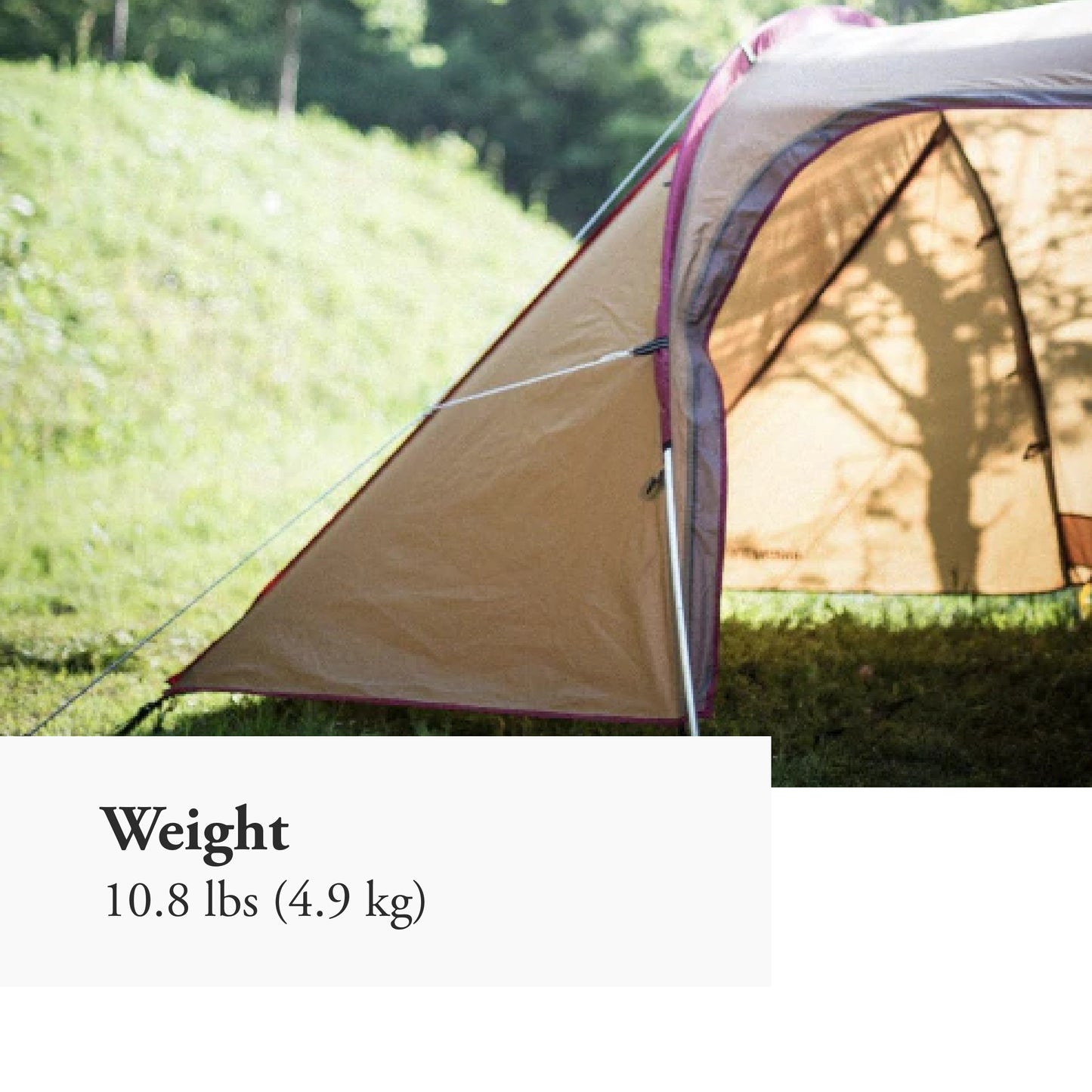 Snow Peak Amenity Dome Tent - Lightweight, Foldable 2-Person Tent - Polyester - 10.8 lbs