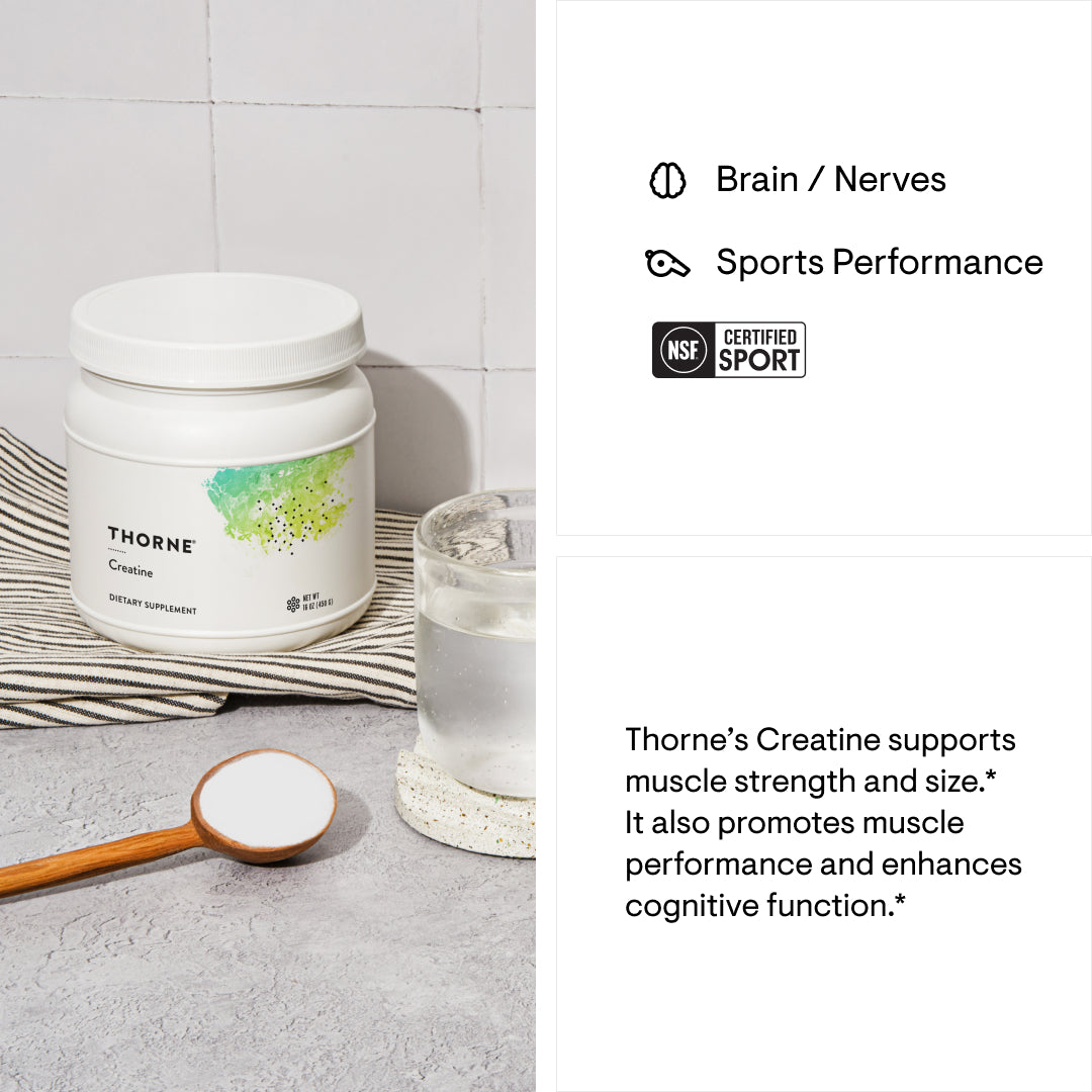 Thorne Creatine - Creatine Monohydrate, Amino Acid Powder - Support Mu ...