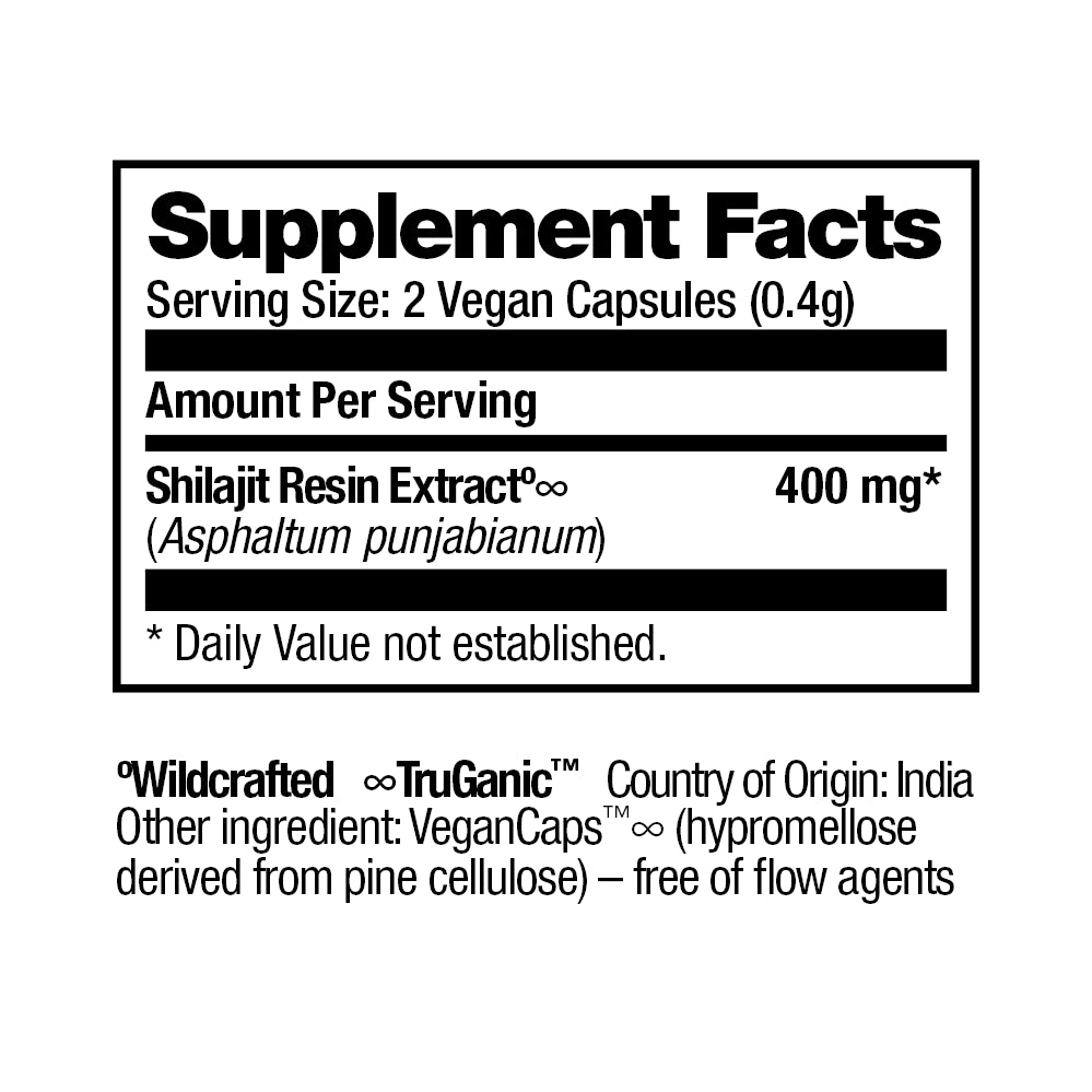 HealthForce SuperFoods Shilajit - 120 VeganCaps