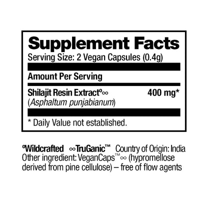 HealthForce SuperFoods Shilajit - 120 VeganCaps