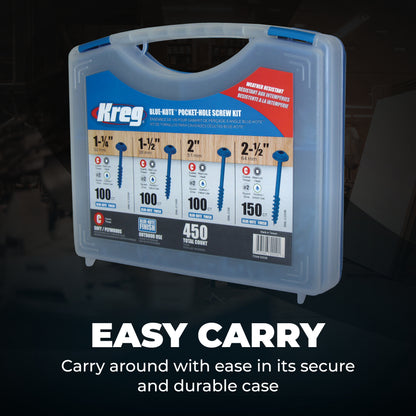 KREG SK03B Blue-Kote Pocket-Hole Screw Kit