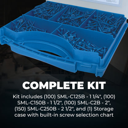 KREG SK03B Blue-Kote Pocket-Hole Screw Kit