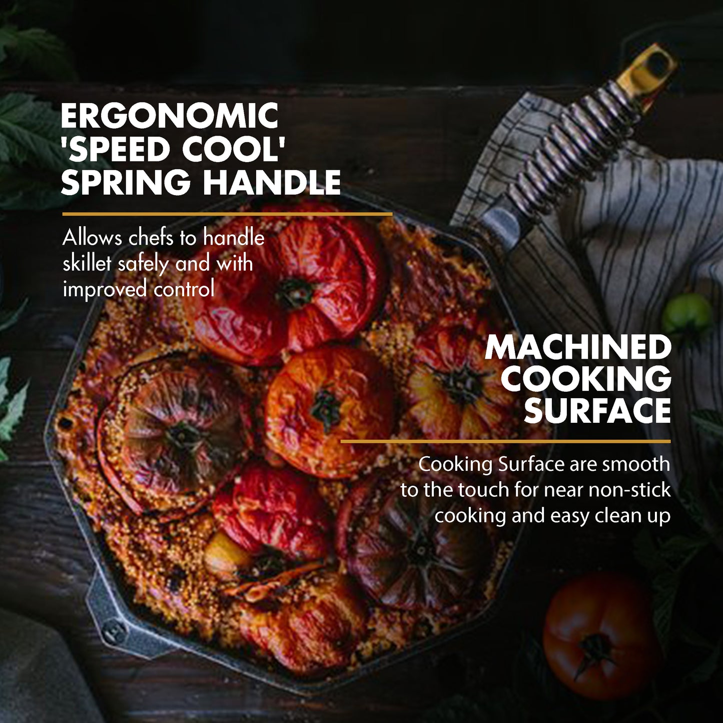 Lodge Finex 12" Cast Iron Skillet & Lid