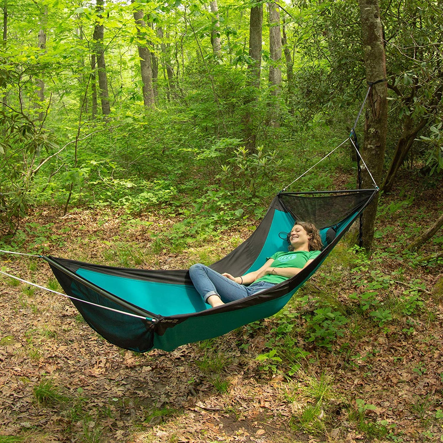 ENO - Eagles Nest Outfitters SuperSub Hammock, Charcoal/Orange