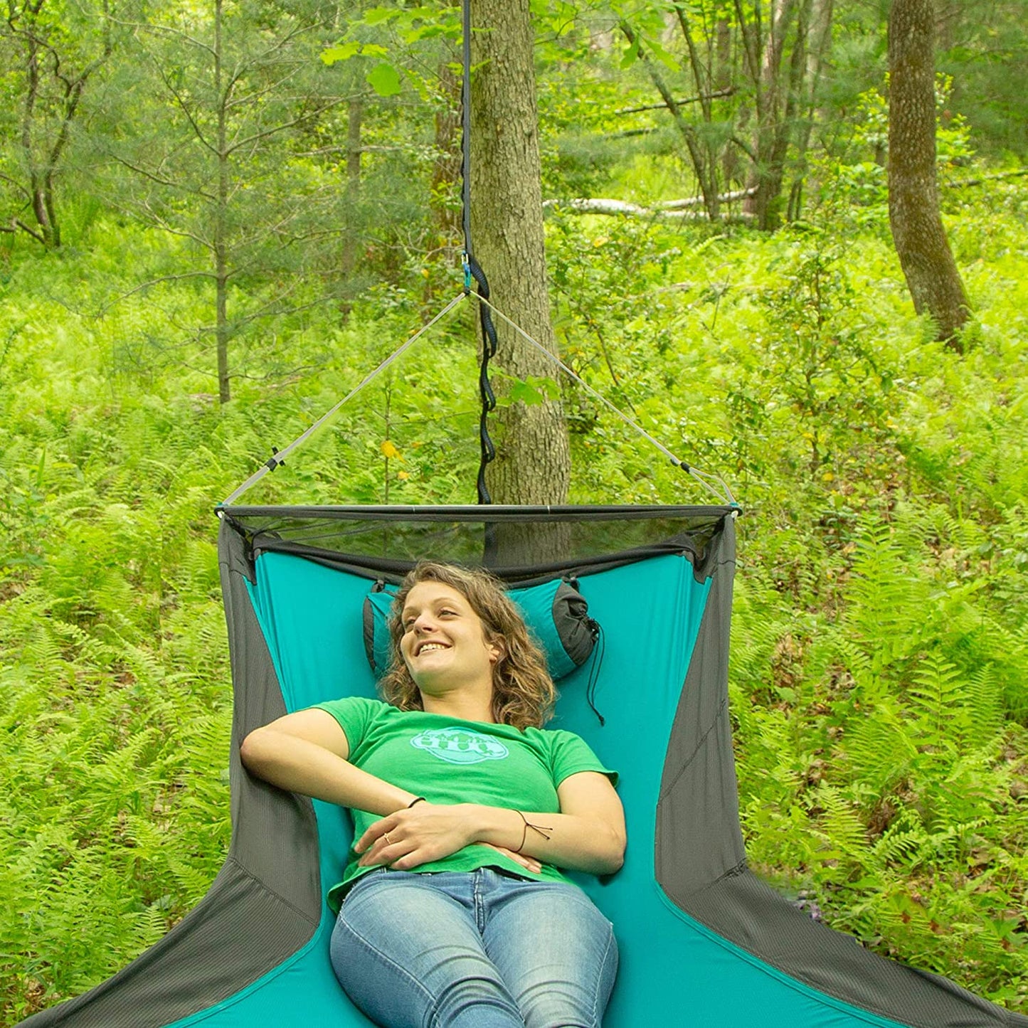 ENO - Eagles Nest Outfitters SuperSub Hammock, Charcoal/Orange
