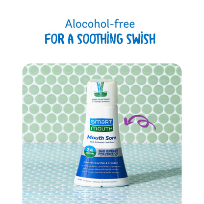 SmartMouth Mouth Sore Activated Oral Rinse 16 fl oz, 3 Pack