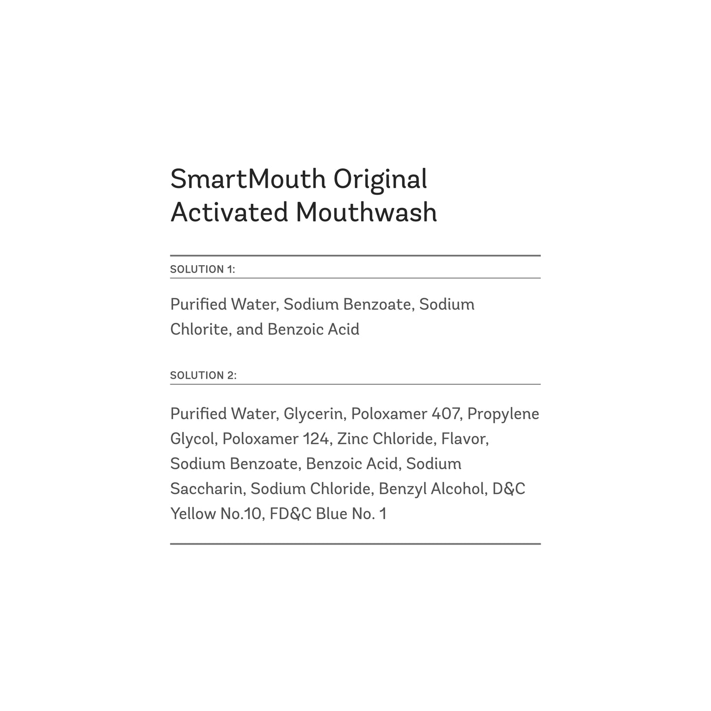 SmartMouth Original Activated Mouthwash Single Packs, Travel Mouthwash, Fresh Mint, 70 Pack