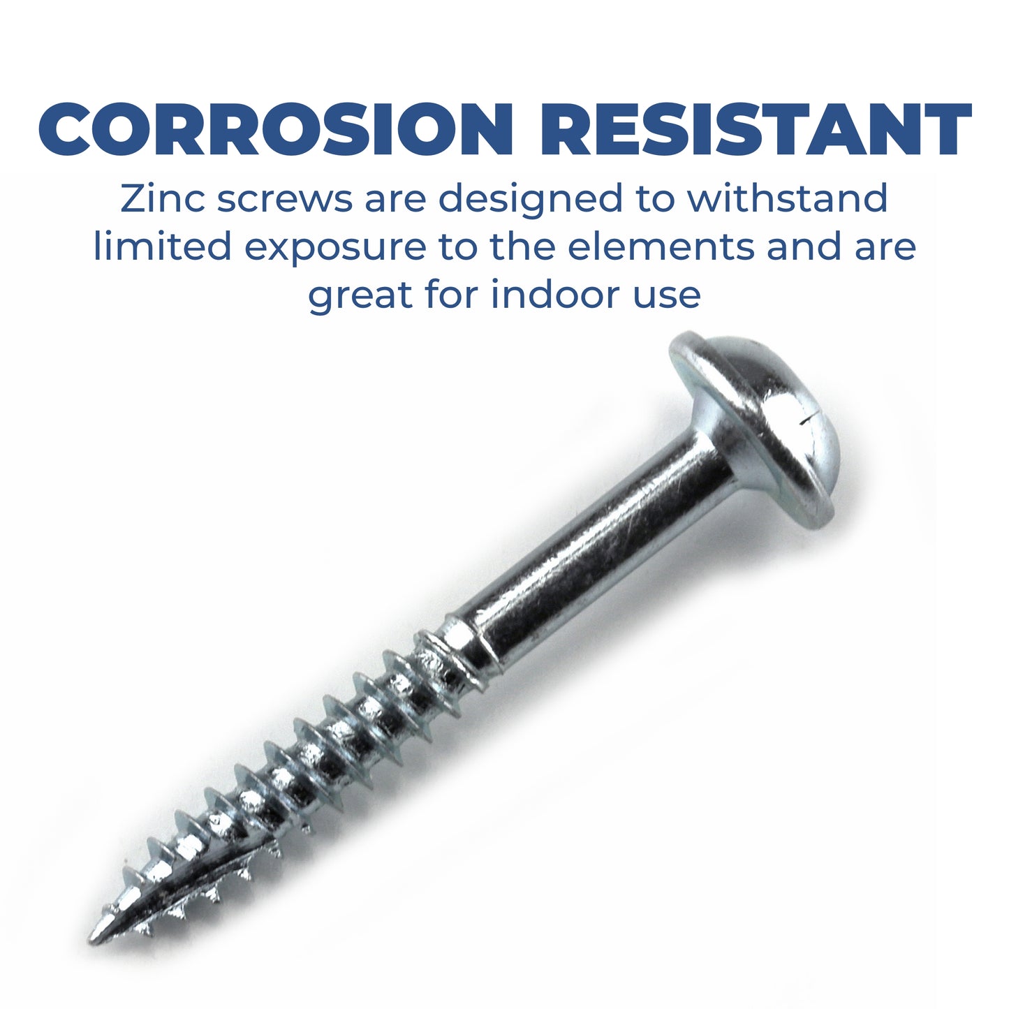 Kreg SML-F125-5000 Zinc Pocket Screws, 1-1/4 Inch #7 Fine Thread, Maxi-Loc Head (5000 Count)