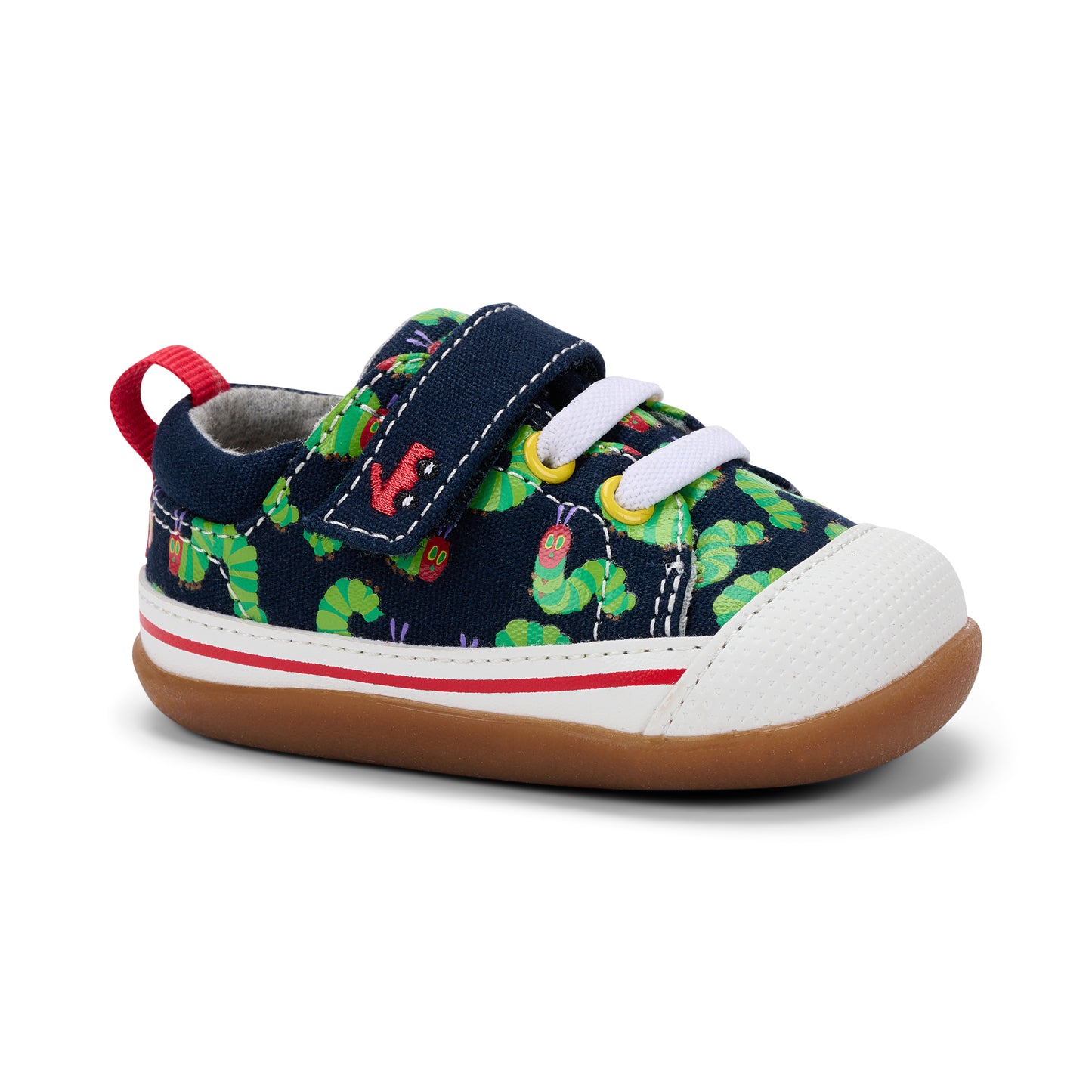 See Kai Run - Stevie II Sneaker for Little Kids, Navy/Hungry Caterpillar, Infant 5