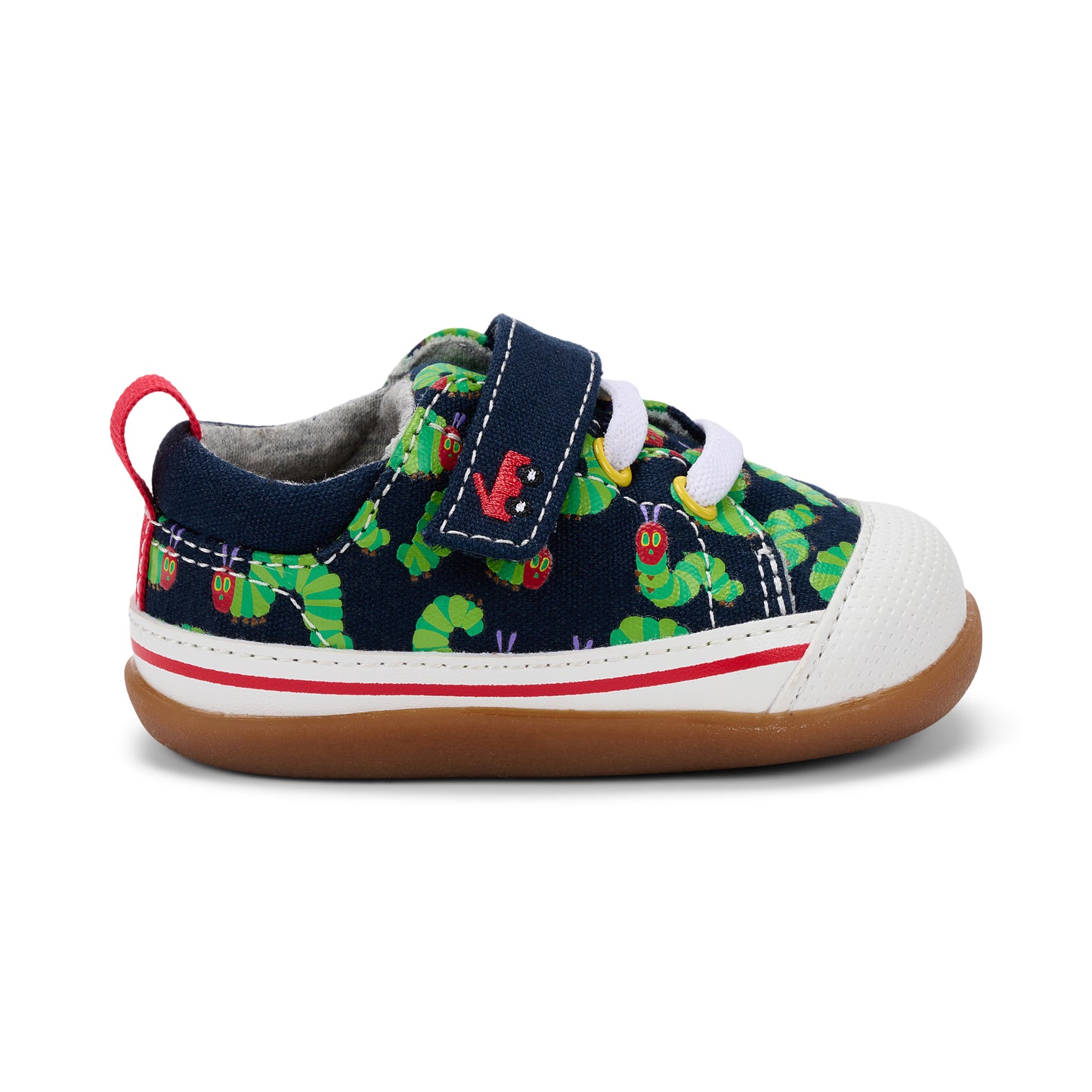 See Kai Run - Stevie II Sneaker for Little Kids, Navy/Hungry Caterpillar, Infant 5