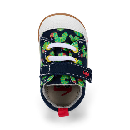 See Kai Run - Stevie II Sneaker for Little Kids, Navy/Hungry Caterpillar, Infant 5