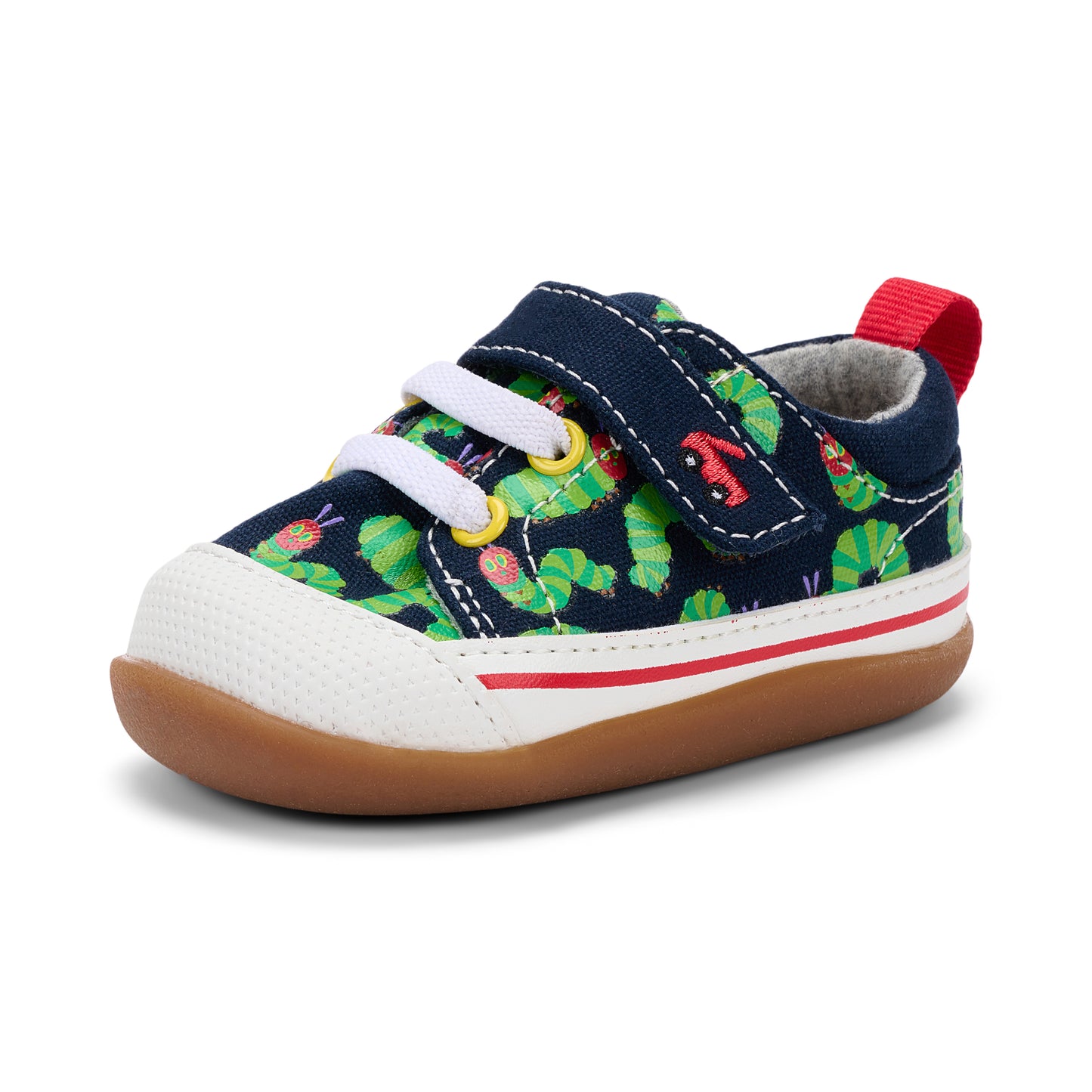 See Kai Run - Stevie II Sneaker for Little Kids, Navy/Hungry Caterpillar, Infant 5
