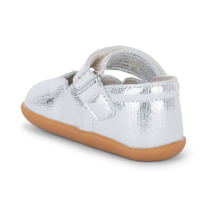 See Kai Run - Susie Mary Jane Shoe for Infants, Silver, Infant 6