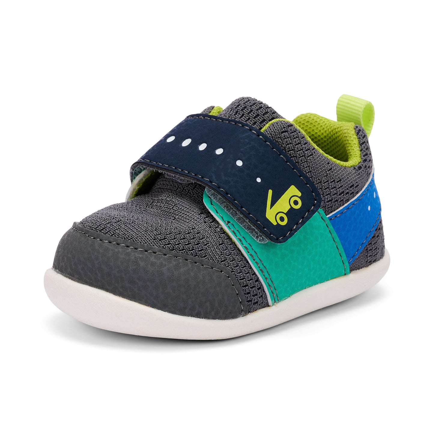 See Kai Run - Ryder II First Walker Shoe for Infants, Gray/Multi, 3