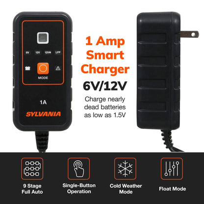 SYLVANIA - Smart Charger - 1 AMP