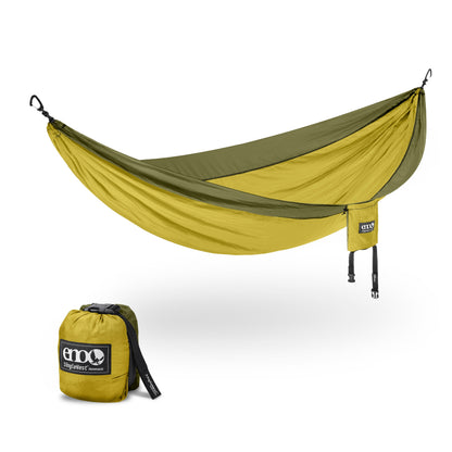 ENO, Eagles Nest Outfitters DoubleNest Lightweight Camping Hammock, 1 to 2 Person, Denim/Charcoal