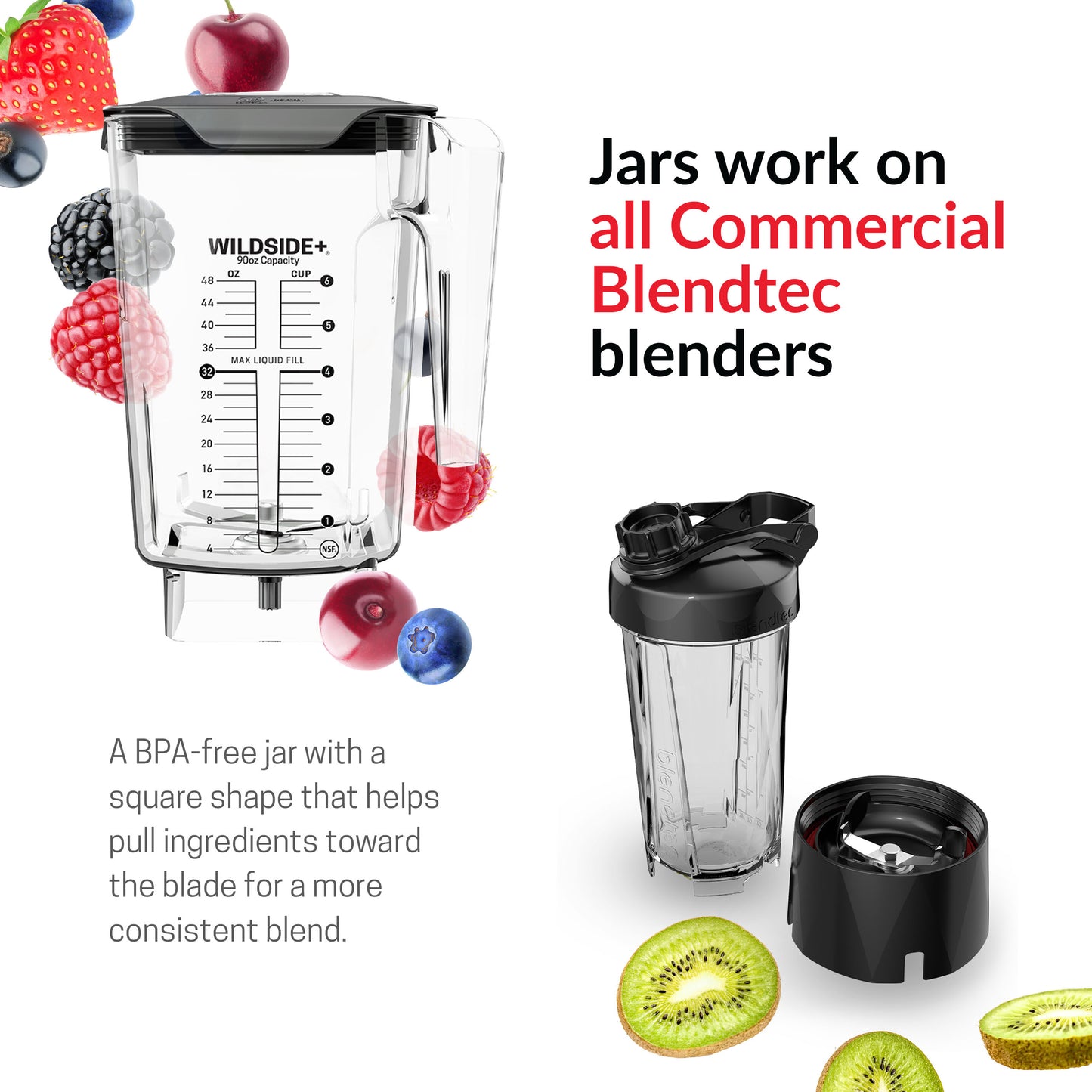 Blendtec Stealth Nitro X, Brushless, Commercial Blender, Sound Enclosure, Jarless Blending - Black