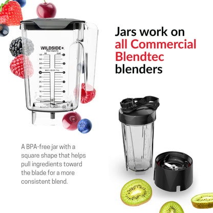 Blendtec Stealth Nitro X, Brushless, Commercial Blender, Sound Enclosure, Jarless Blending - Black